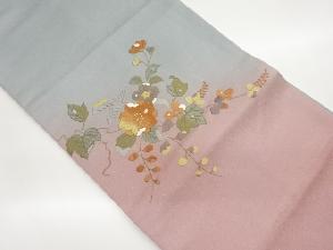 辻が花模様刺繍名古屋帯